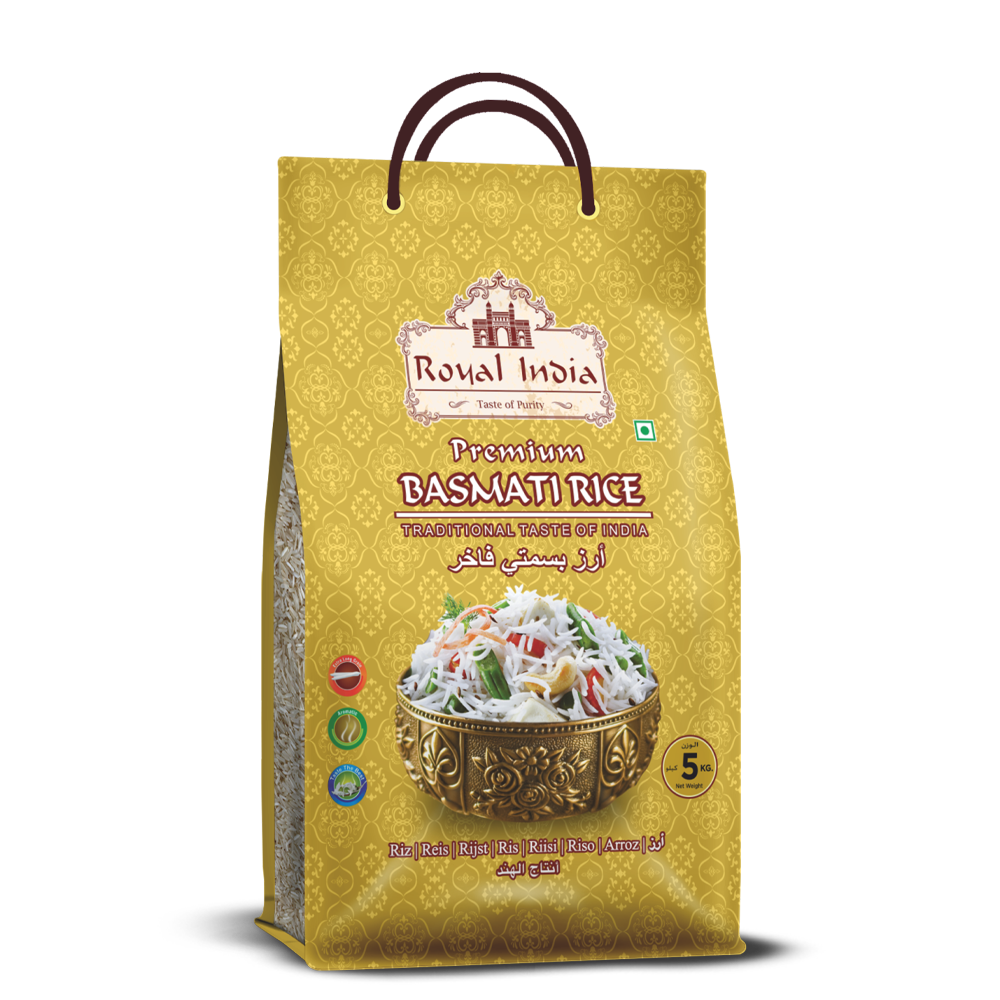 Royal India Long Grain Regular Basmati Rice 5kg