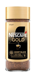 Nescafé Gold Short Black Instant Coffee 100gm