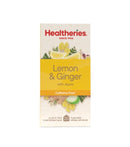 Healtheries Lemon and Ginger with Apple Tea Bags 20pk