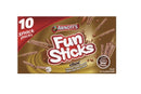 Arnott’s Fun Sticks Rolled Wafer Snack Pack 10 x 18gm