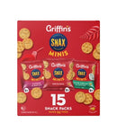Griffin’s Snax Minis Crackers Snack Packs 15 x 25gm