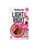 Hubbards Light & Right Crispy Berry Breakfast Cereal 450gm