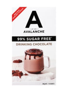 Avalanche 99% Sugarfree Drinking Chocolate Sticks 10 x 20gm
