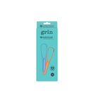 Grin Orange & Blue Tongue Scrapers 2pk