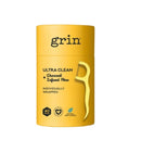 Grin Charcoal Infused Ultra Clean Adult Floss Picks 40pk