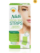 Nad’s Facial Wax Strips 24 Strips